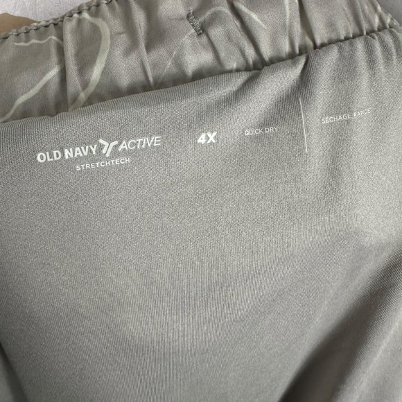 Old Navy Active Quick Dry Shorts Womens Size 4X Stretch Tech Grey Smoke 2022 - Picture 3 of 12
